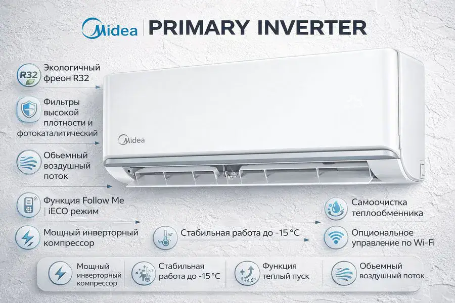 Кондиционер Midea Primary Inverter